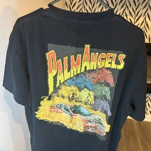 Palm angles T shirt black size XL in men